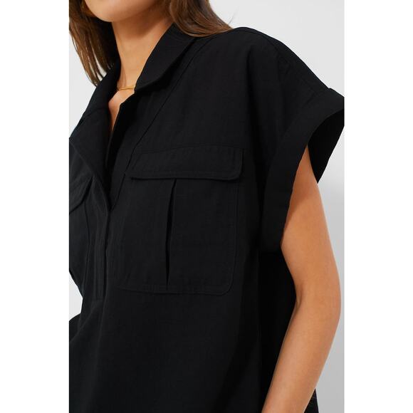 TUCKERNUCK Black Scottie Shirt Size M NWT Retail $128 Tuckernuck - Picture 5 of 7